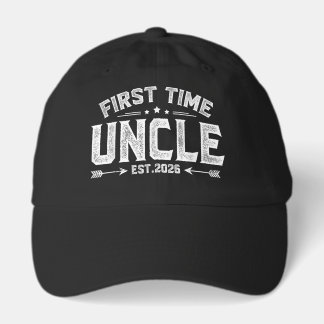 Vintage First Time Uncle est 2026 Soon To be Uncle Hat