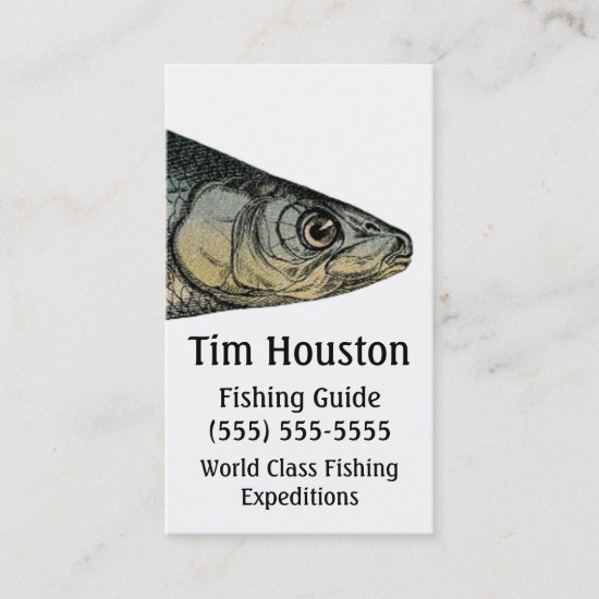 Vintage Fish Business Card