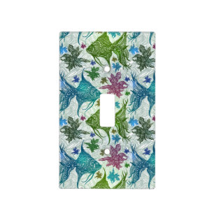 Vintage Fish Pattern Light Switch Cover