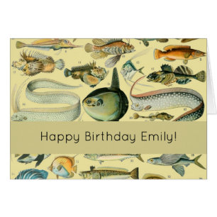 Vintage Fish Scientific Fishing Art