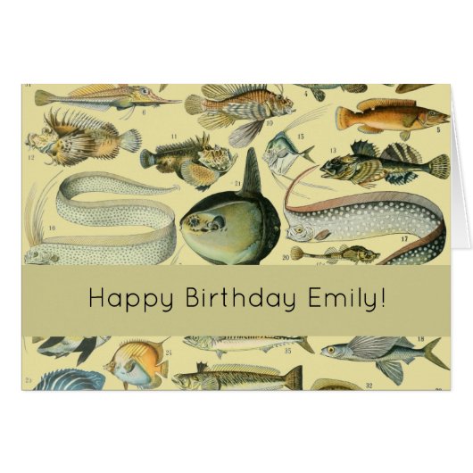 Vintage Fish Scientific Fishing Art (Front Horizontal)