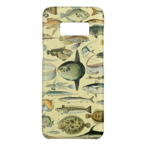 Vintage Fish Scientific Fishing Art Case_Mate Samsung Galaxy S8 Case