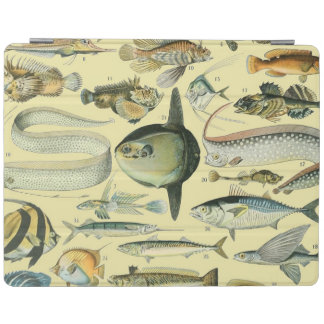 Vintage Fish Scientific Fishing Art iPad Smart Cover