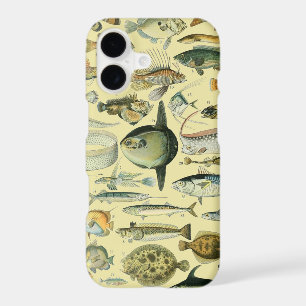 Vintage Fish Scientific Fishing Art iPhone 17 Case