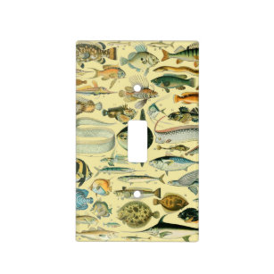 Fishing / Fish Light Switch Covers, Wall Plate Covers, Light Switch Plates,  Sports, Home Decor 