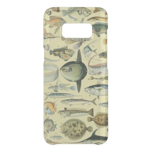 Vintage Fish Scientific Fishing Art Uncommon Samsung Galaxy S8 Case