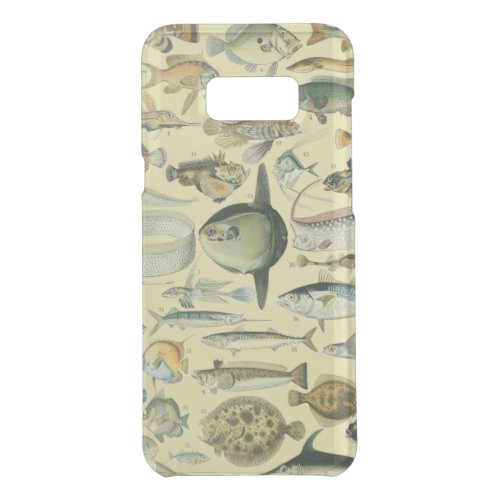 Vintage Fish Scientific Fishing Art Uncommon Samsung Galaxy S8 Case