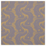 Vintage Fish Wave Pattern by Koloman Moser Fabric
