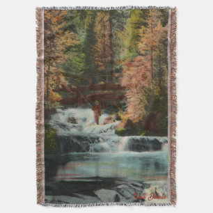 Vintage Fisherman Throw Blanket