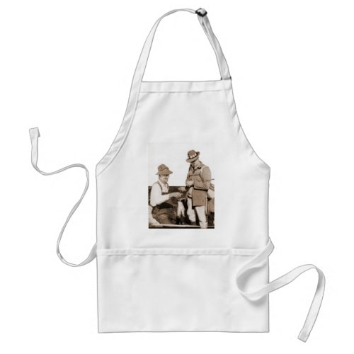 Vintage Fishermen Adult Apron