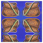 Vintage Fishing Basket Fabric