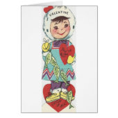 Vintage Fishing Girl Valentine (Front)