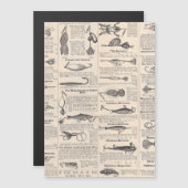 Vintage Fishing Lures: Antique 1900s Fisherman (Front/Back)