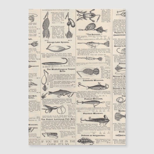 Vintage Fishing Lures: Antique 1900s Fisherman (Front)