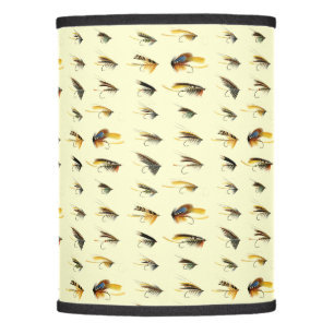Vintage Fishing Lures Pattern Lamp Shade
