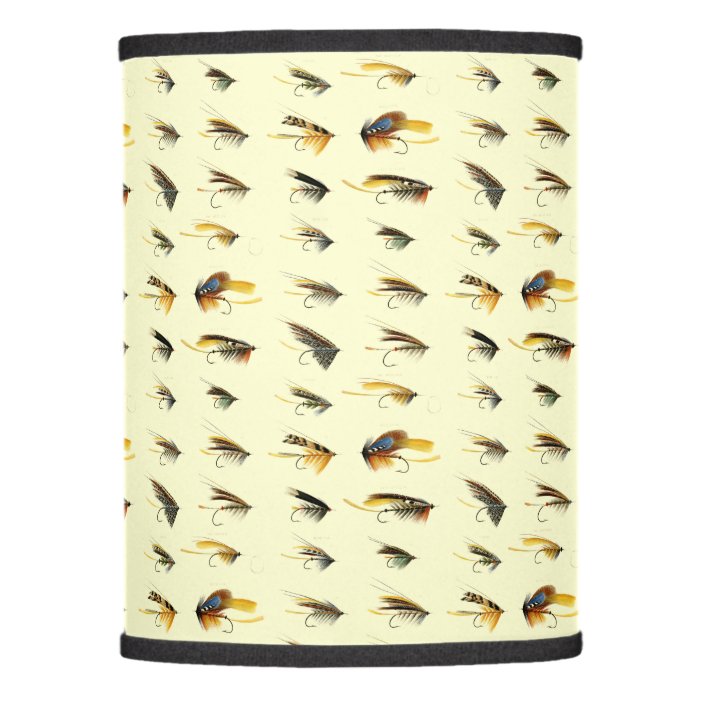 Vintage Fishing Lures Pattern Lamp Shade