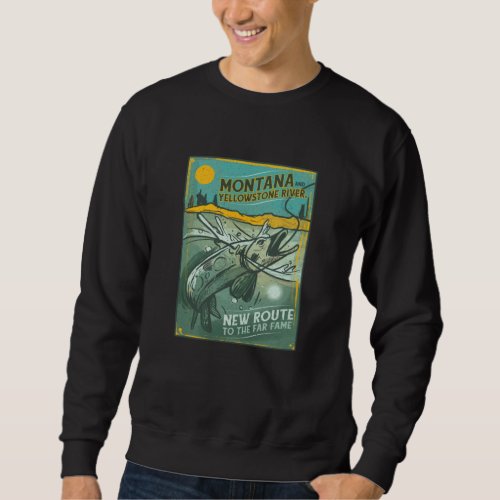 VINTAGE FISHING MONTANA SWEATSHIRT