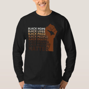 Vintage Fist African Costume Black Pride History A T-Shirt