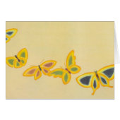 Vintage Five Butterflies - Card (Front Horizontal)