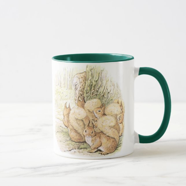 Vintage Five Squirrels Mug (Right)