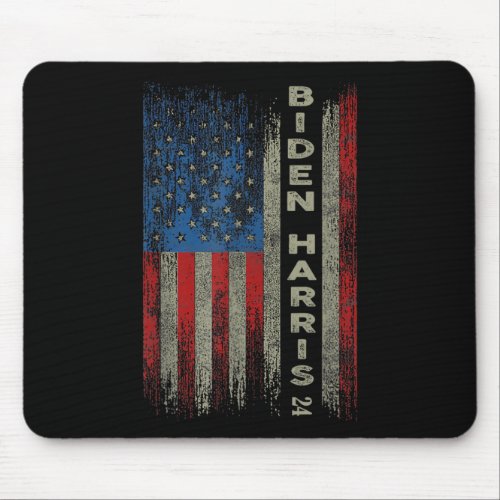 Vintage Flag Biden Harris 2024  Mouse Pad