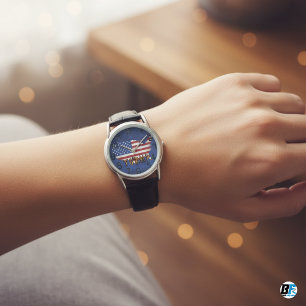 Vintage Flag Gold Turmp 2025 –A Timeless Tribute Watch