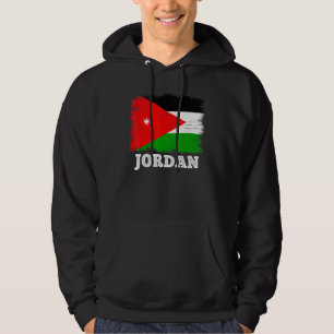 Vintage Flag Jordan Country Retro Flag Jordanian Hoodie