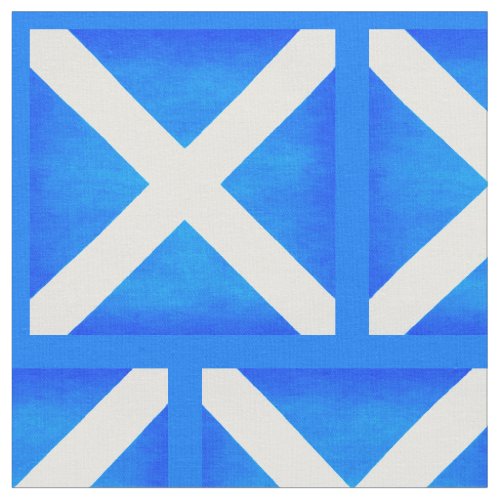 Vintage Flag of Scotland _ The Saltire Fabric
