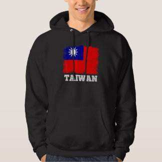 Vintage Flag Taiwan Country Retro Flag Taiwanese Hoodie