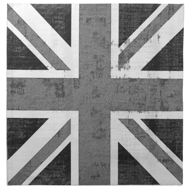Vintage Flag United Kingdom Napkins (Front)