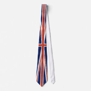 Vintage Flag United Kingdom Tie
