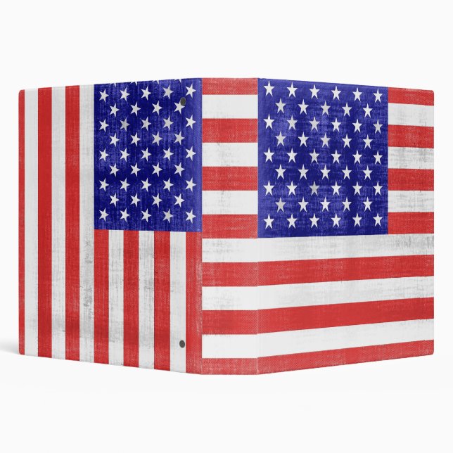 Vintage Flag United States Binders (Background)