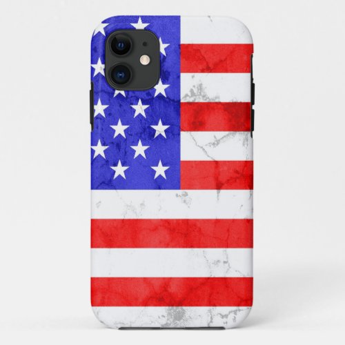 Vintage Flag United States iPhone 11 Case