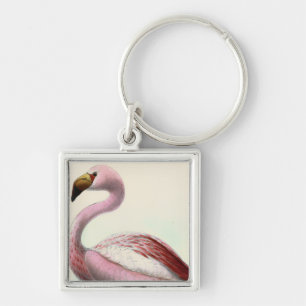 Vintage Flamingo Keychain
