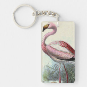 Vintage Flamingo Keychain