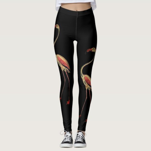 Vintage Flamingo Leggings