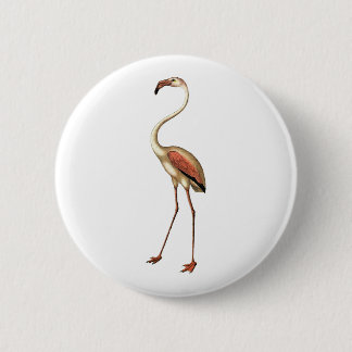 Vintage Flamingo Pinback Button