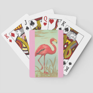 Vintage Flamingo Poker Cards