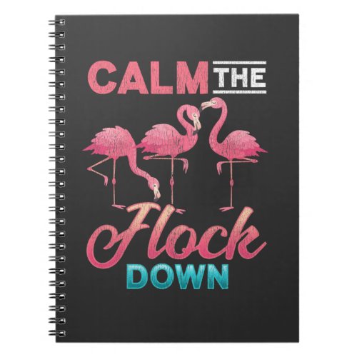 Vintage Flamingo Sarcastic Inappropriate Saying Notebook