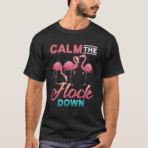 Vintage Flamingo Sarcastic Inappropriate Saying T_Shirt