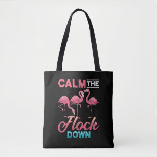 Vintage Flamingo Sarcastic Inappropriate Saying Tote Bag