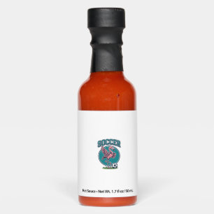 Vintage Flamingo Soccer Player Graphic Shirt_1 Hot Sauces