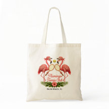 Vintage Flamingo Tennis Club Personalized
