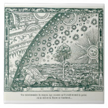 Vintage Flammarion Illustration of Universe