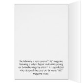 Vintage Flapper Lady Butterfly, (Inside (Left))