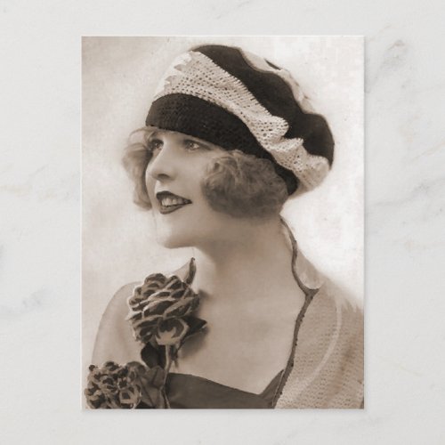 Vintage Flapper Photograph 115 Postcard