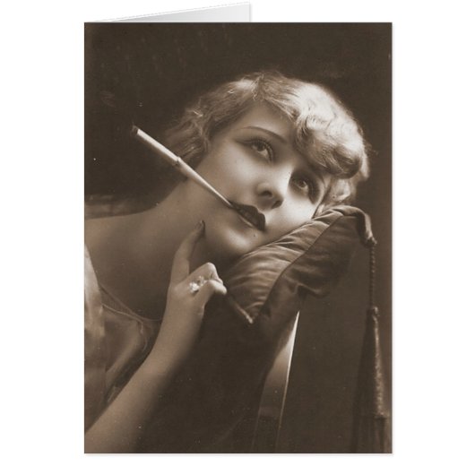 Vintage Flapper Photograph (146) Cards (Front)