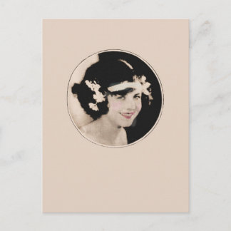 Vintage Flapper Postcard