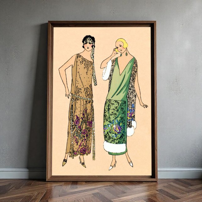 Vintage flapper women poster (Creator Uploaded)