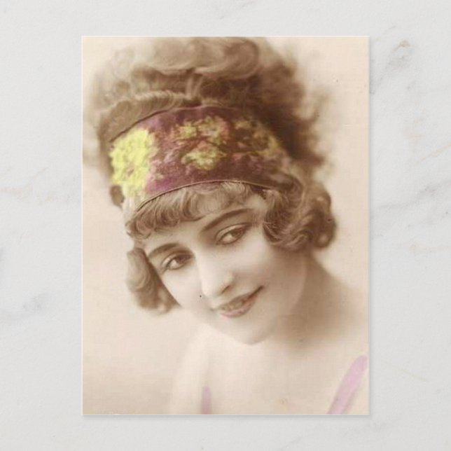 vintage flappers (134) postcard (Front)